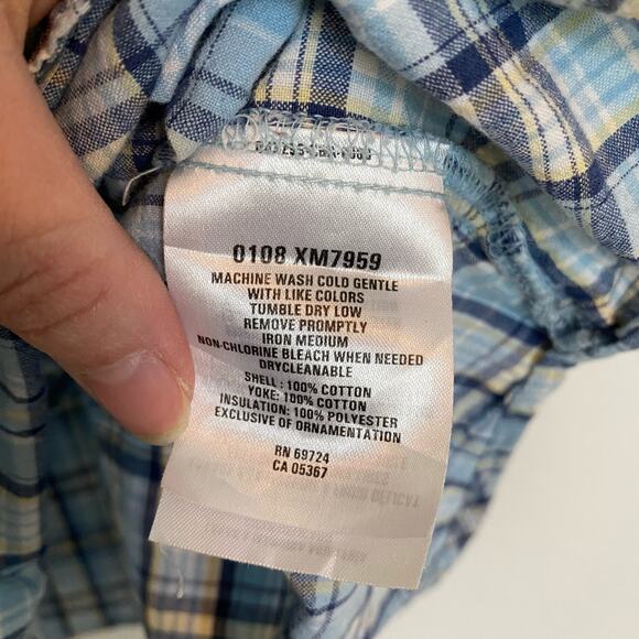 Columbia Short Sleeve Button Down Shirt Plaid Men’s Large‎ - Picture 4 of 4
